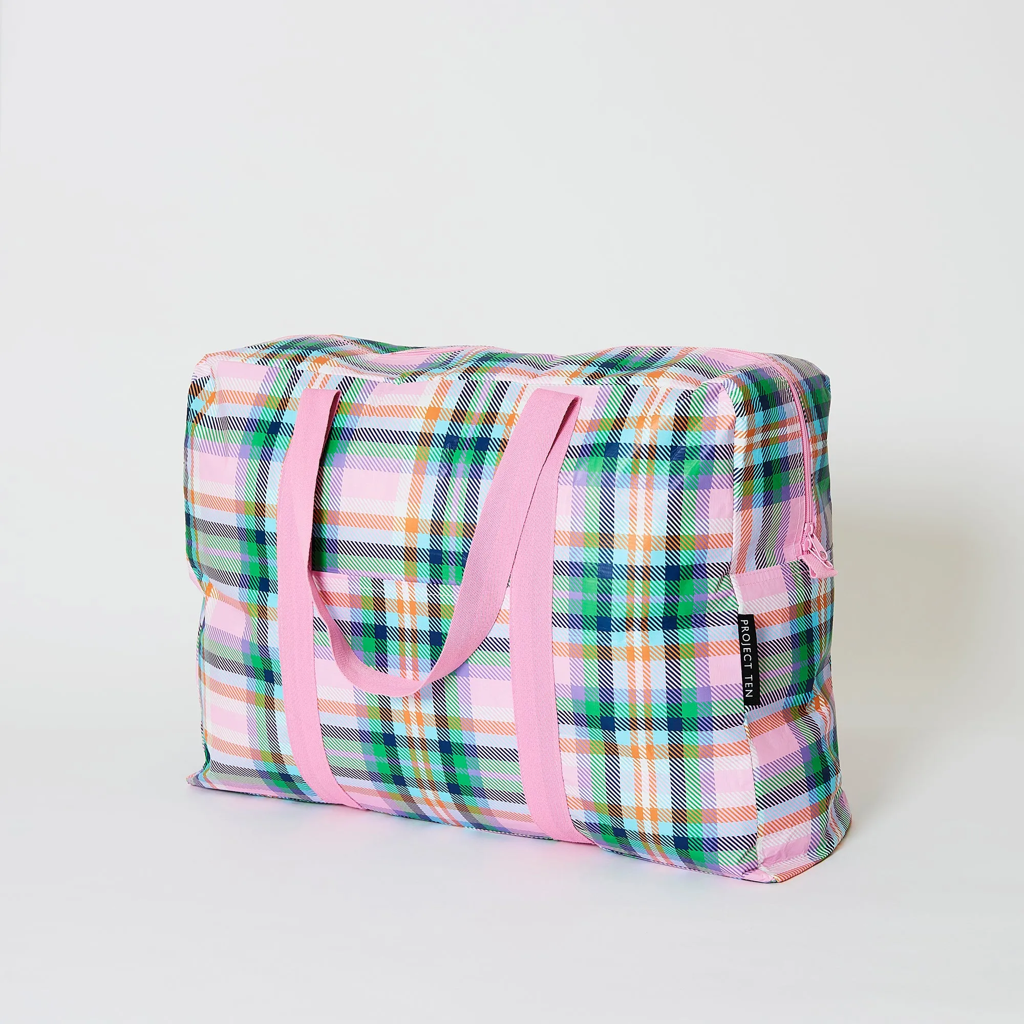 Plaid Overnight Bag