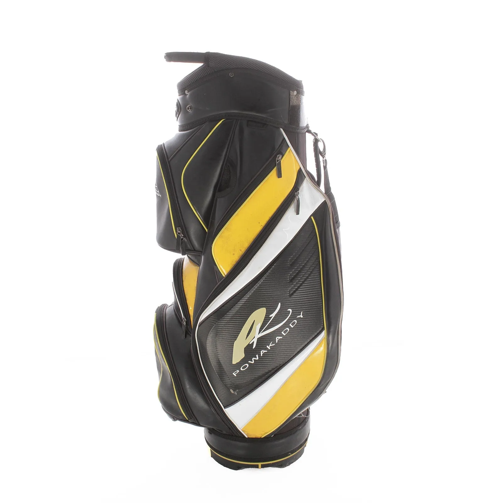 PowaKaddy Premium Cart Bag - Black/White/Yellow