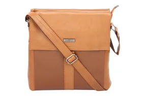 Premium Leather Messenger Bag 997427 (TAN)