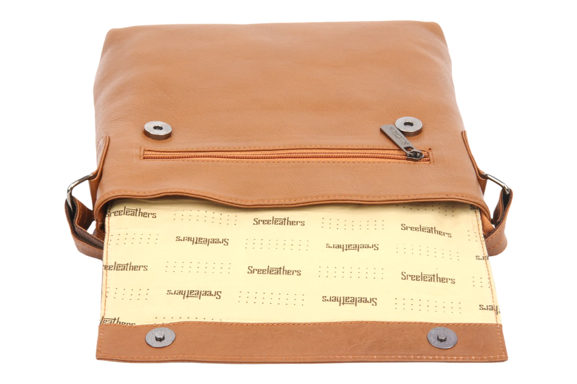 Premium Leather Messenger Bag 997427 (TAN)