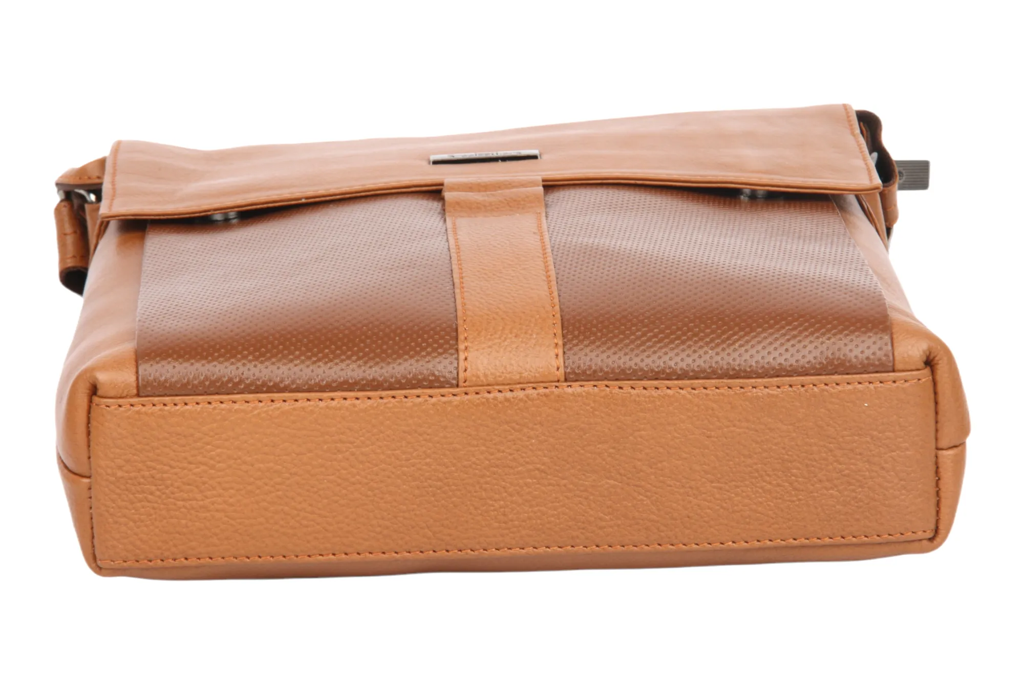 Premium Leather Messenger Bag 997427 (TAN)