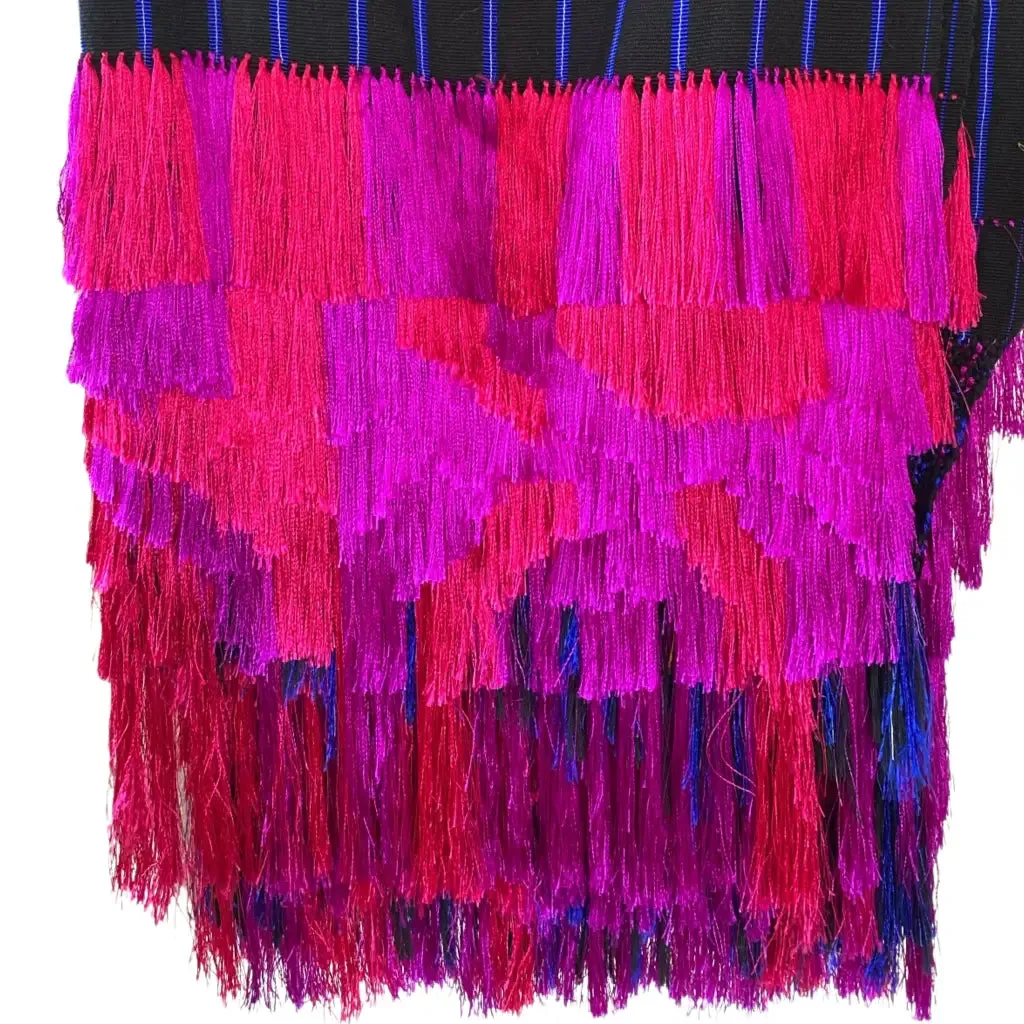 Purepecha rebozo with fringe