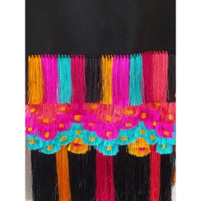 Purepecha rebozo with fringe