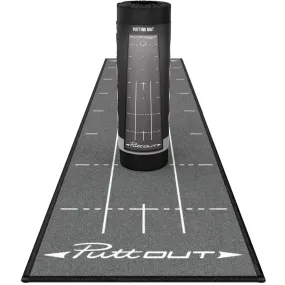 PuttOUT Medium Putting Mat - Grey