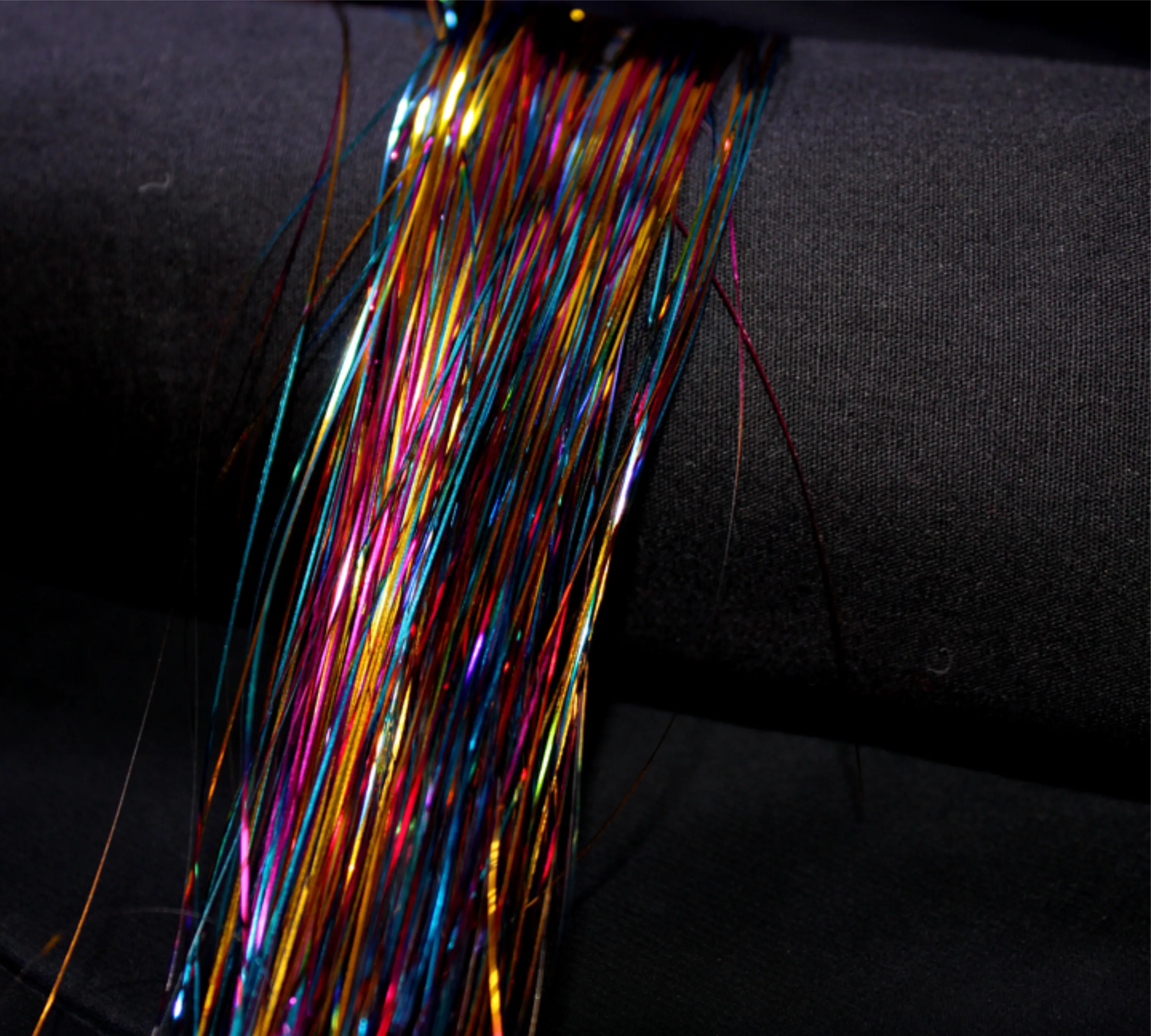 Rainbow Hair Tinsel Shining