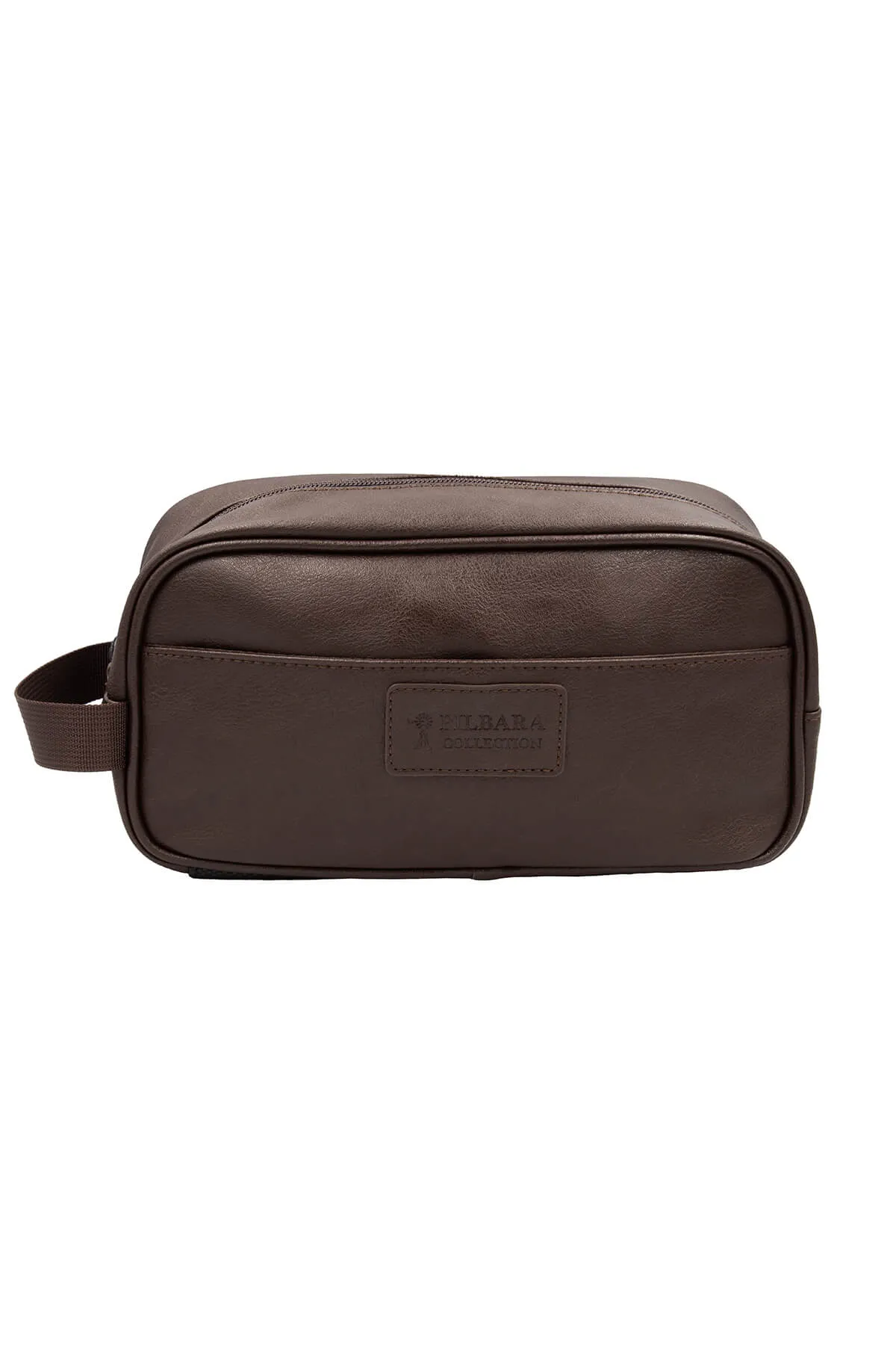 Ritemate Pilbara Leather Toiletry Bag