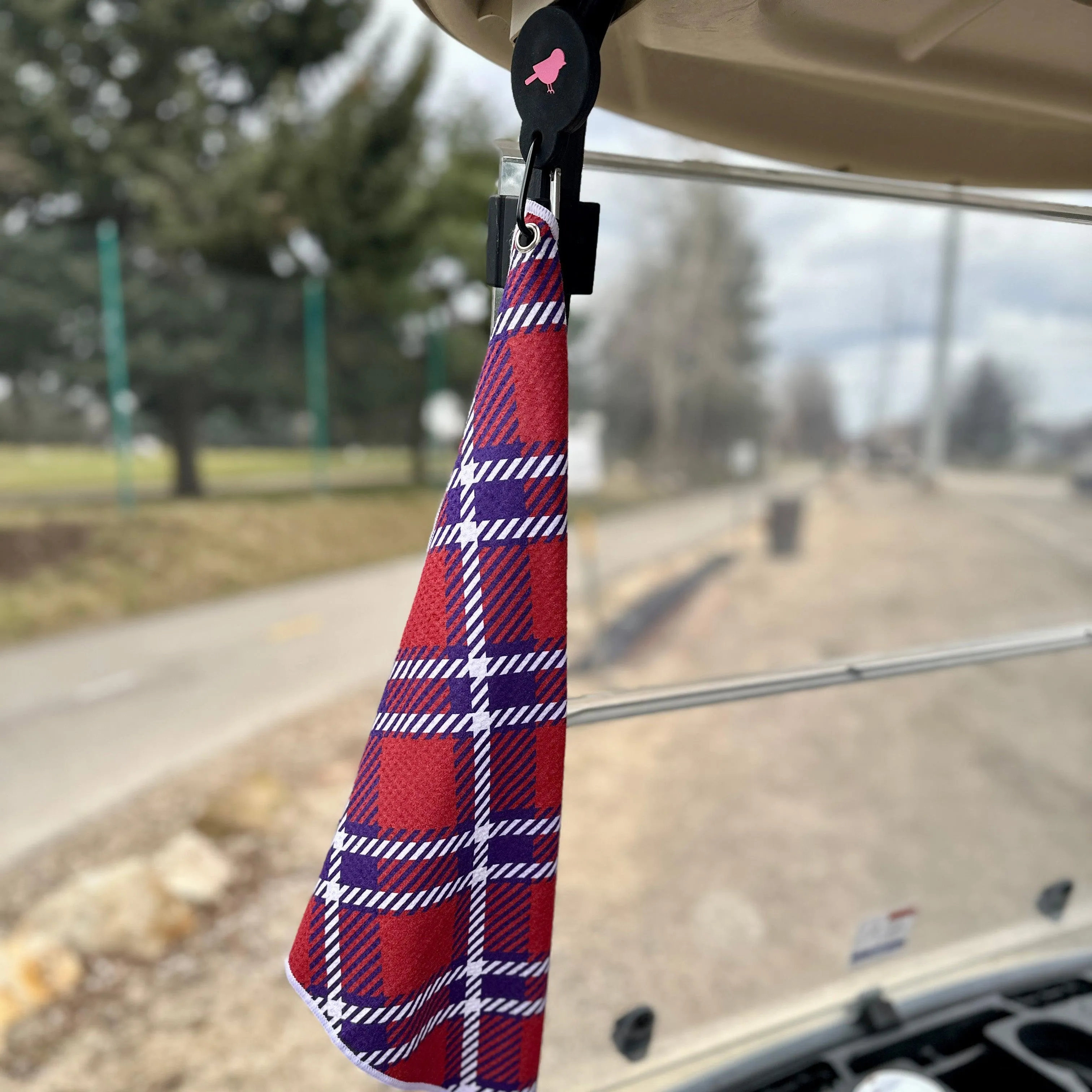 Ryder Plaid Magnetic Golf Towel