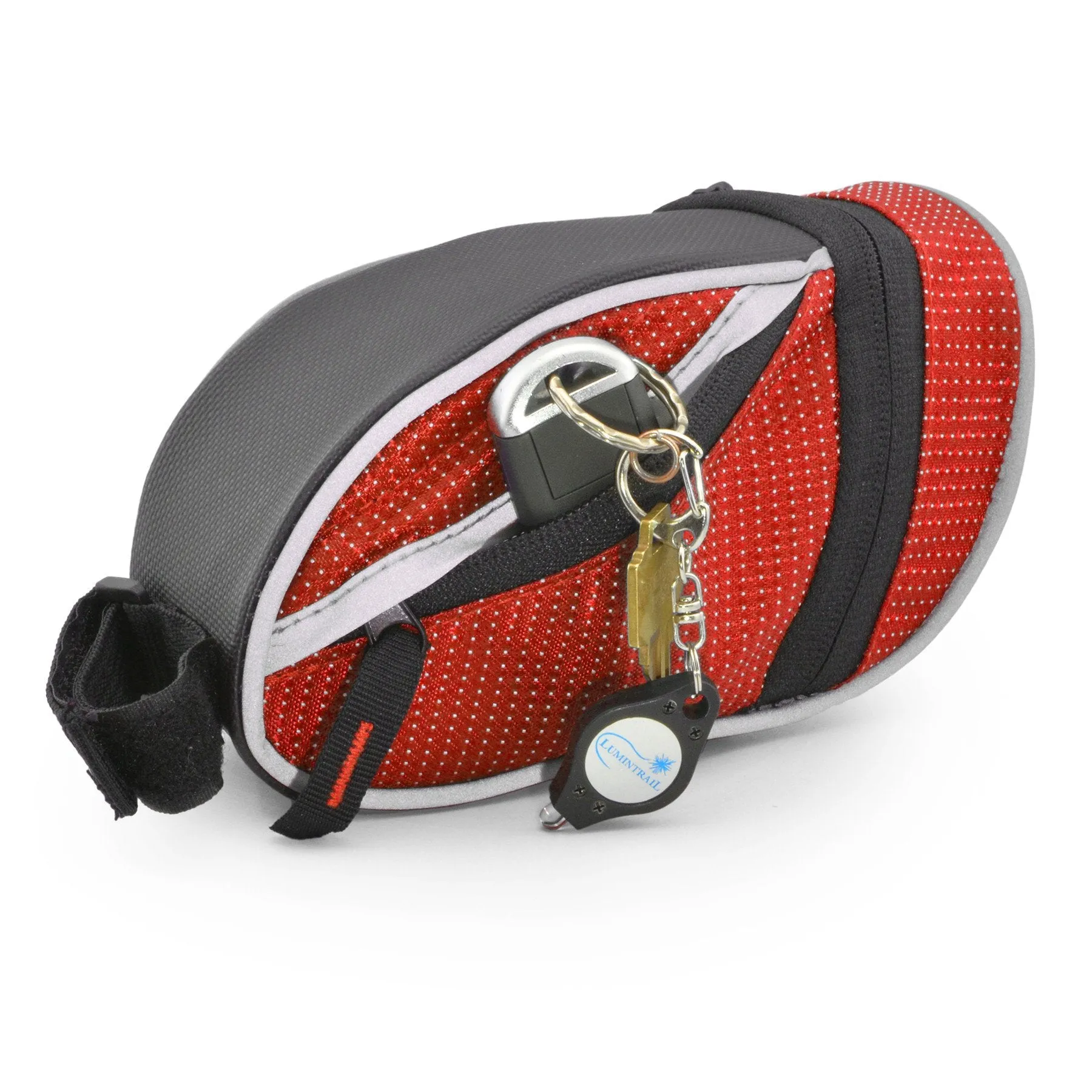 Saddle Bag Bicycle Wedge Tube with Adjustable Straps