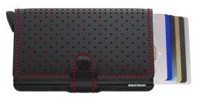 Secrid Mini Wallet Perforated Black & Red