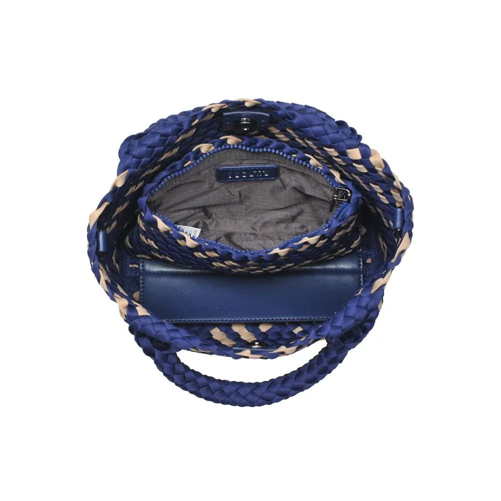 Sky's The Limit Small Crossbody Bag - Navy/Nude