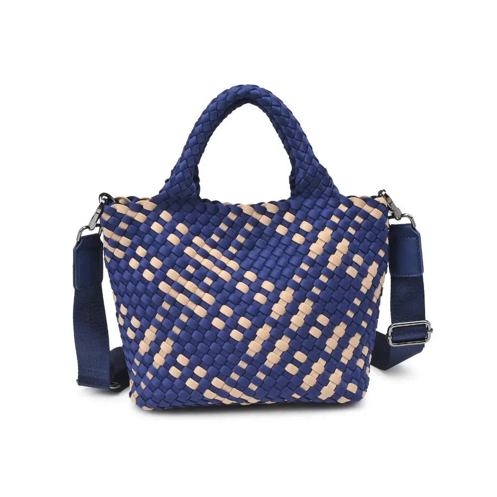 Sky's The Limit Small Crossbody Bag - Navy/Nude