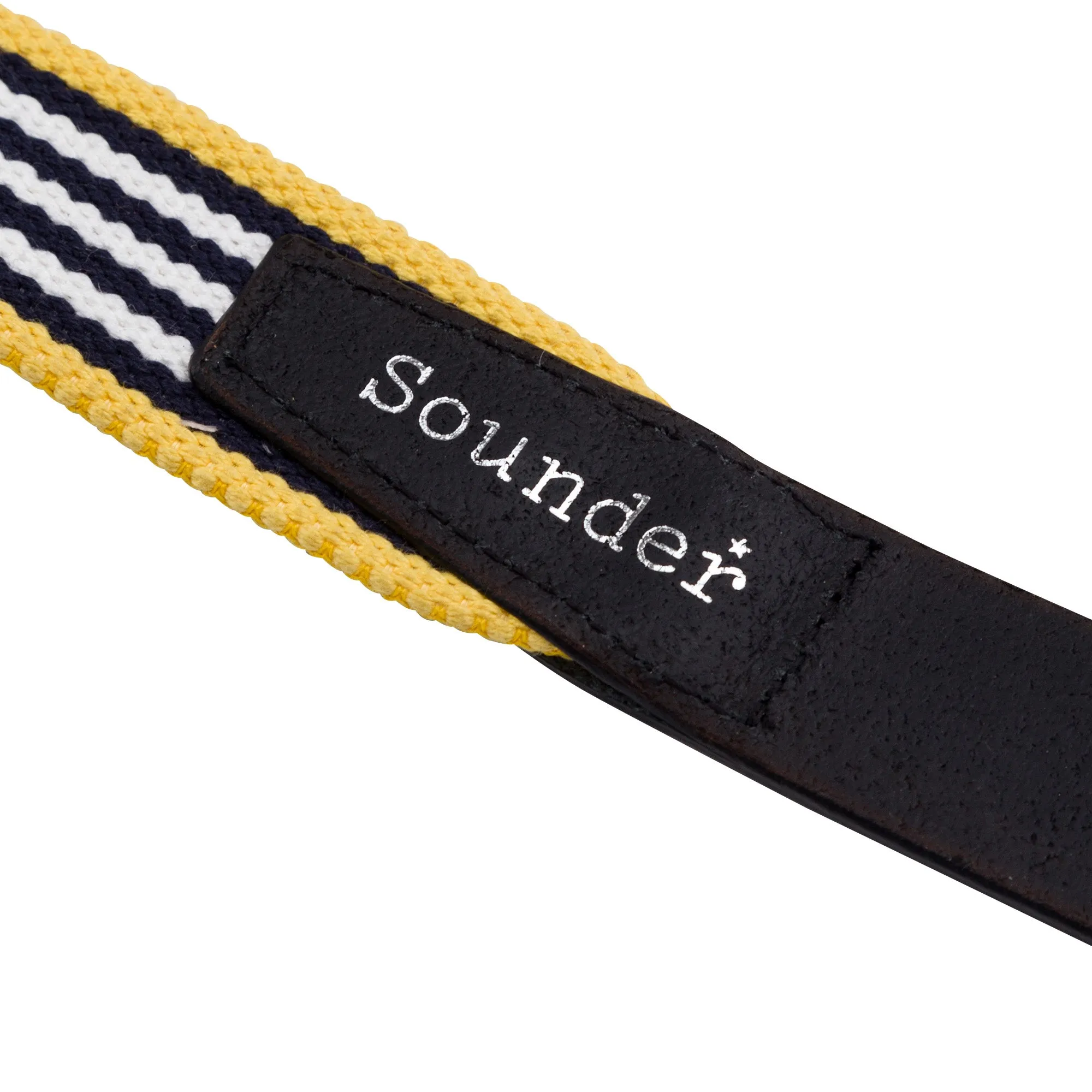 Star Webbing Belt Yellow Stripe