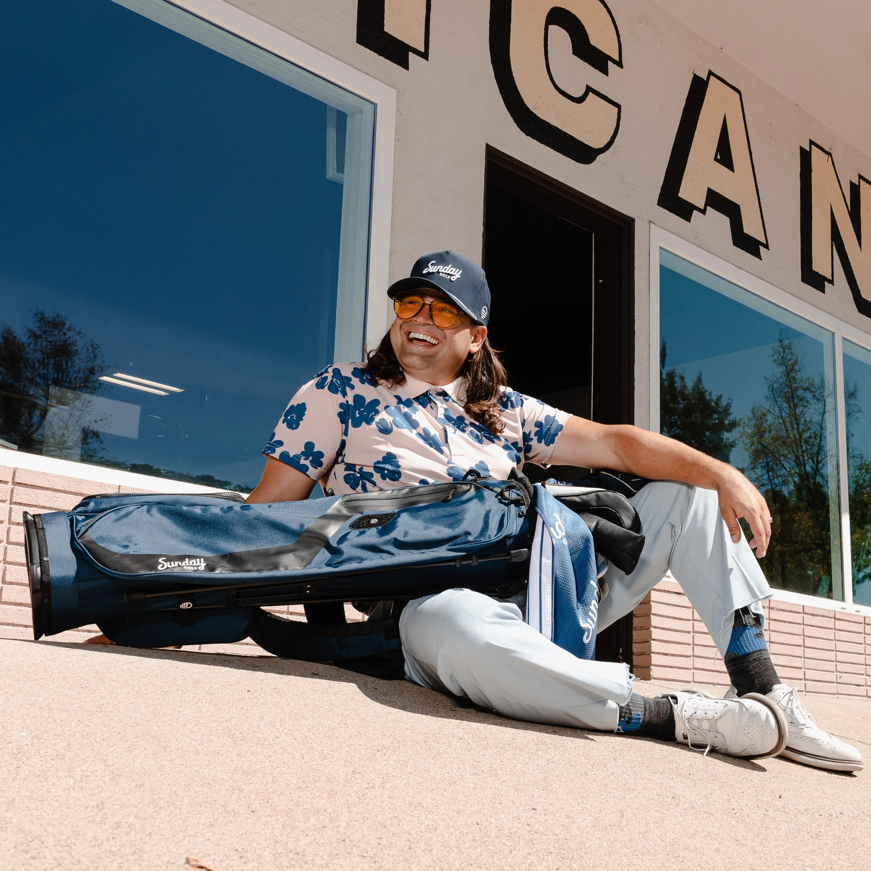 Sunday Golf EL CAMINO BAG | Cobalt Blue