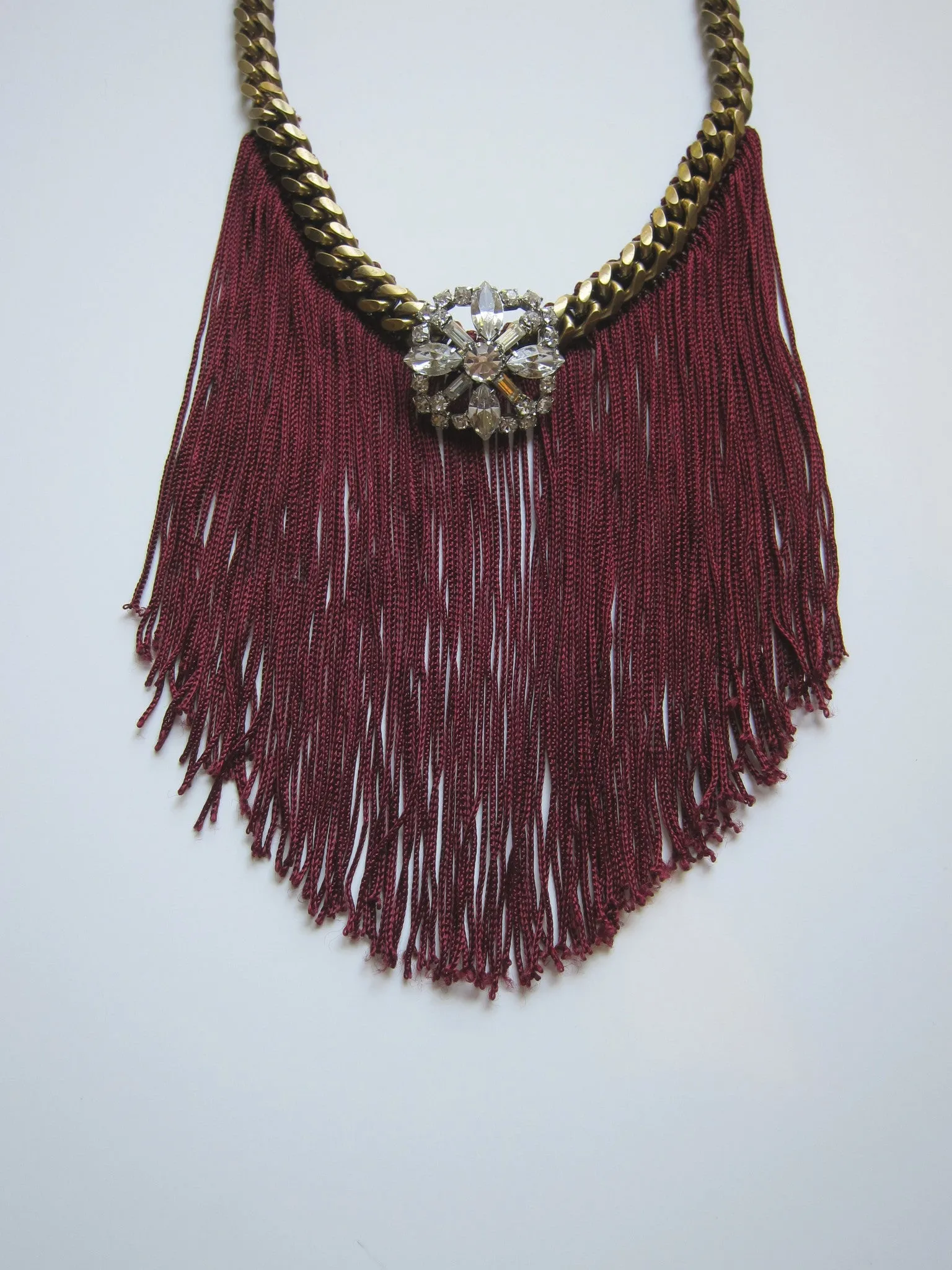 Swarovski Crystal Fringe Necklace