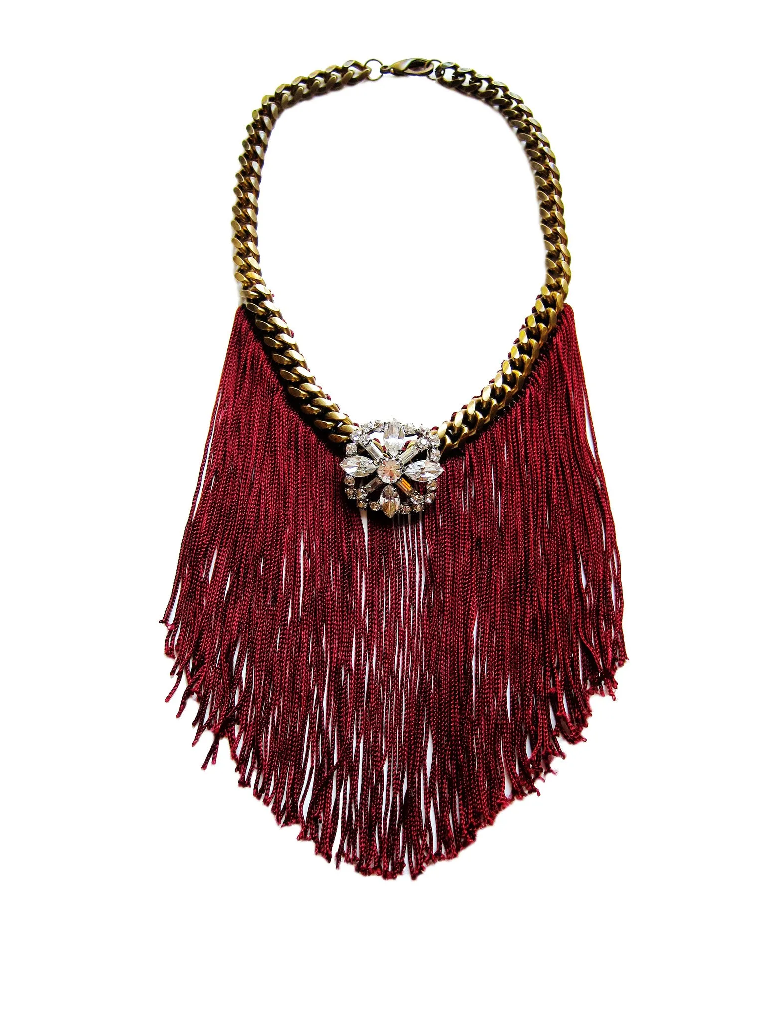 Swarovski Crystal Fringe Necklace