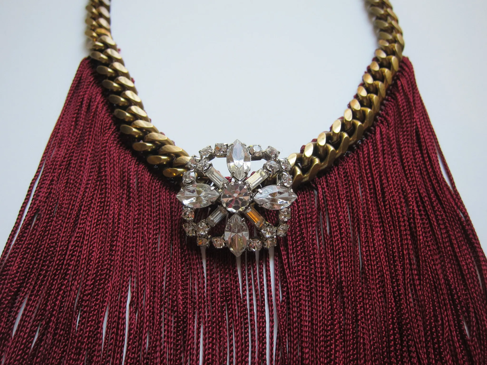 Swarovski Crystal Fringe Necklace