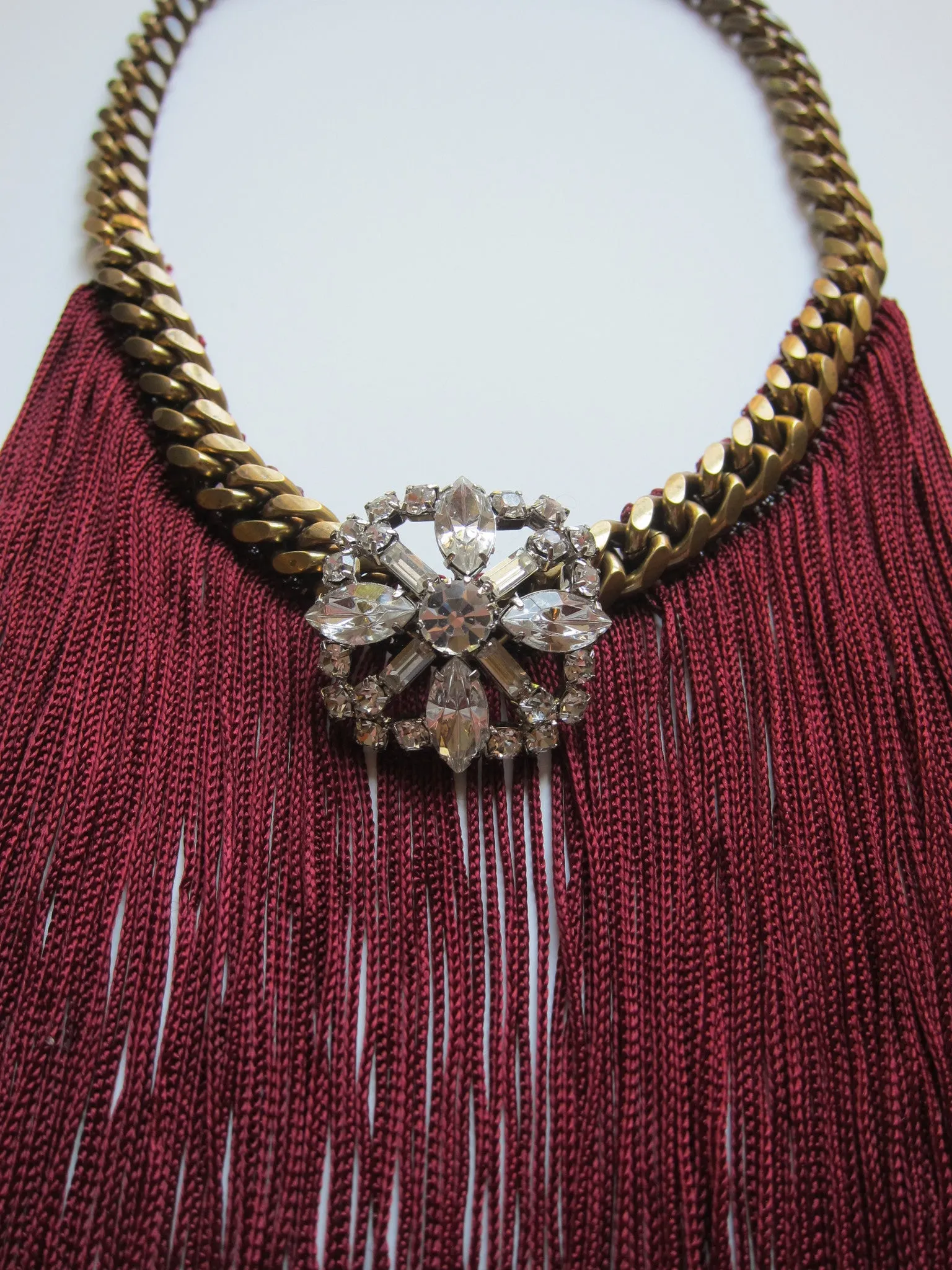 Swarovski Crystal Fringe Necklace