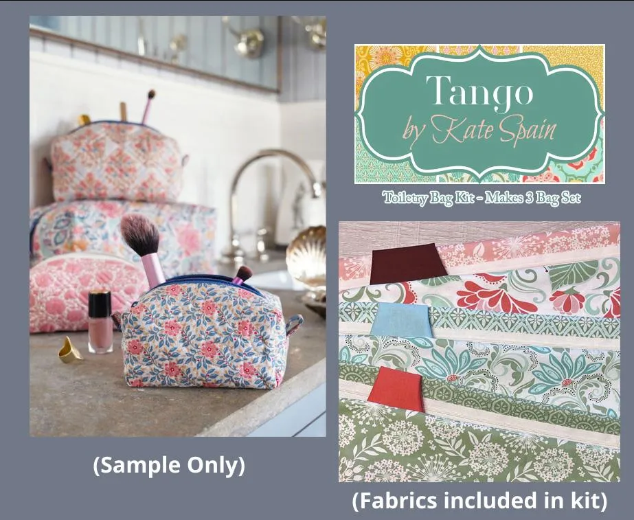 Tango Toiletry Bags KIT (3 Sizes)