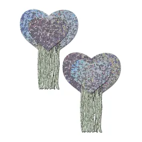 Tassel Glitter Heart Pasties