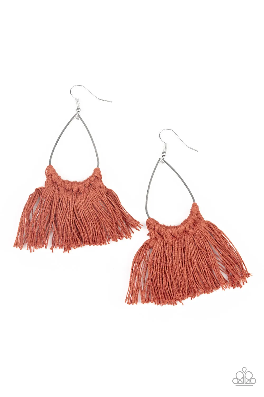 Tassel Treat - Brown - Paparazzi Accessories