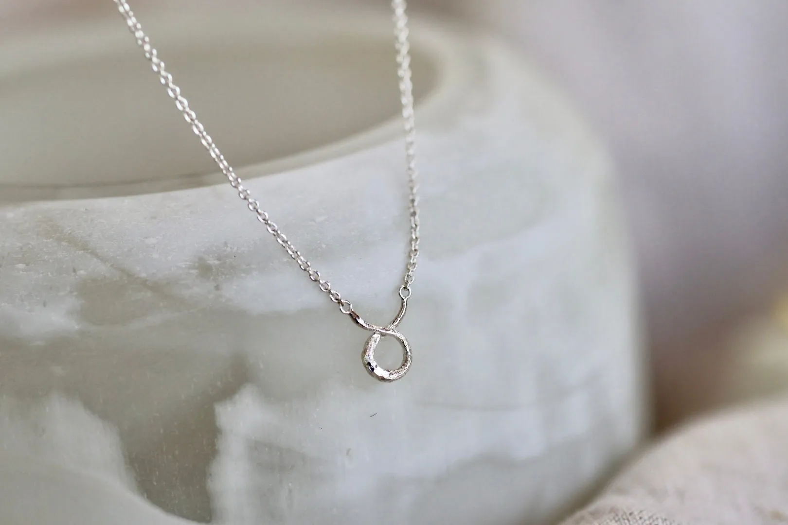 Taurus Silver Necklace