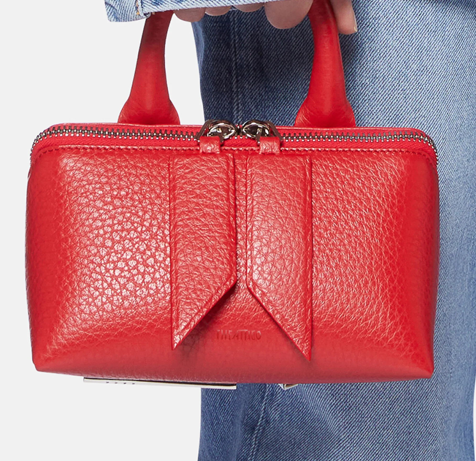 THE ATTICO FRIDAY MINI BAG RED