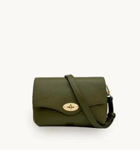 The Maddie Midi Olive Leather Bag