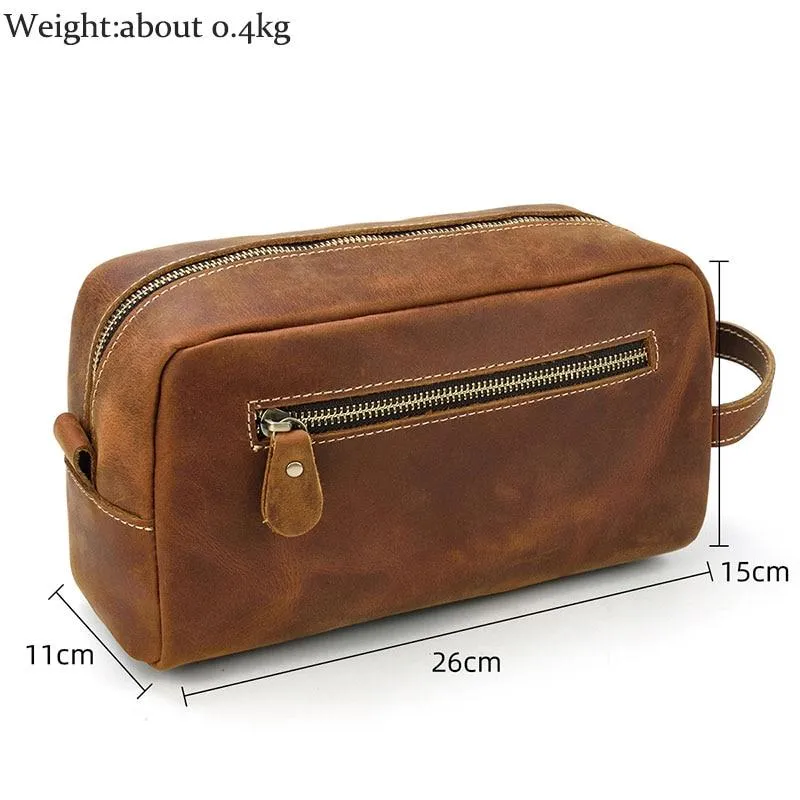 The Wanderer Toiletry Bag | Genuine Leather Toiletry Bag