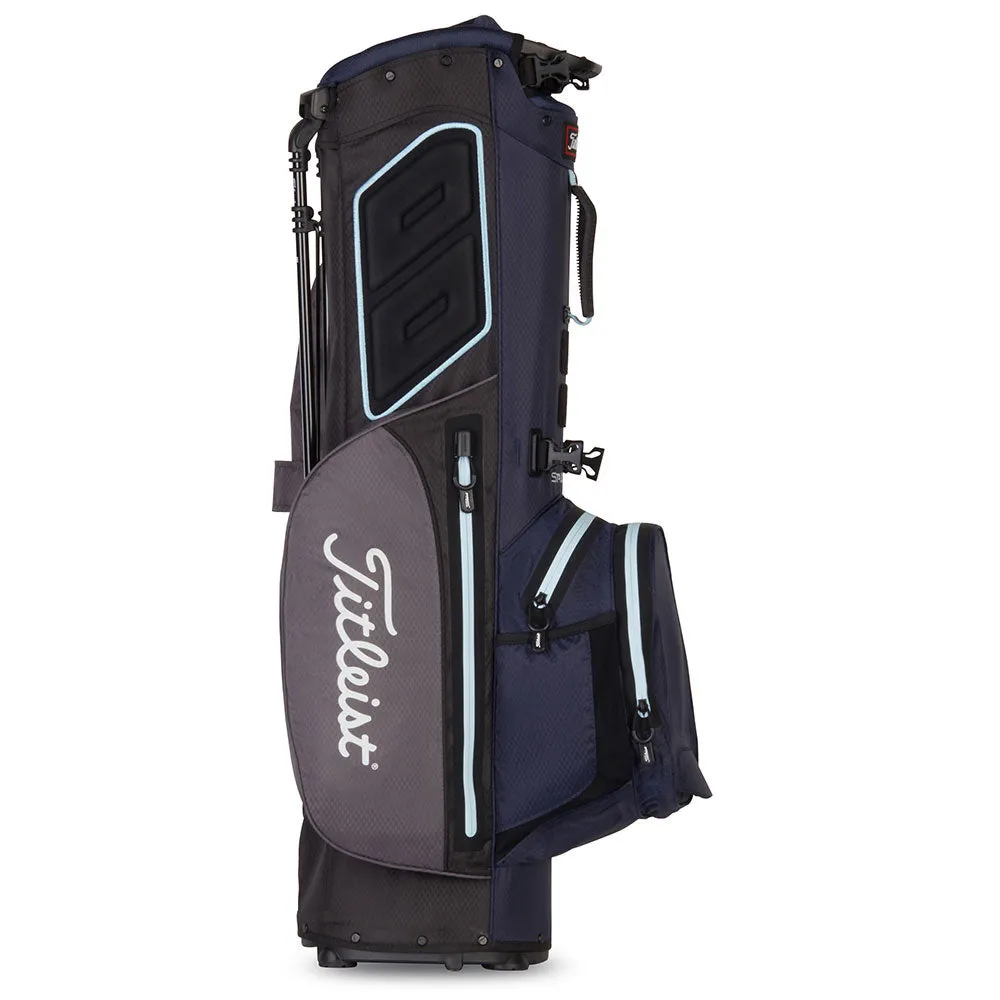 Titleist Player 4 Plus StaDry Stand Bag - Graphite/Navy/Sky