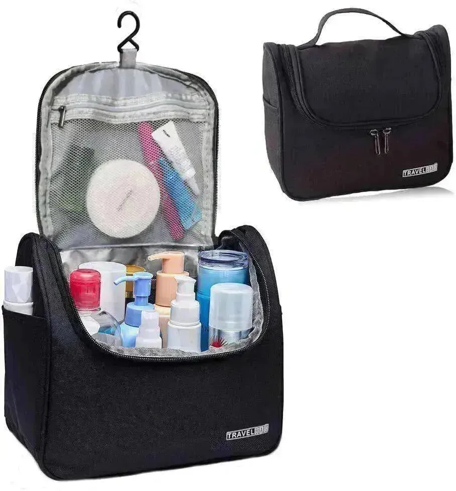 Toiletry Bag: Men Women Makeup Shave Organizer