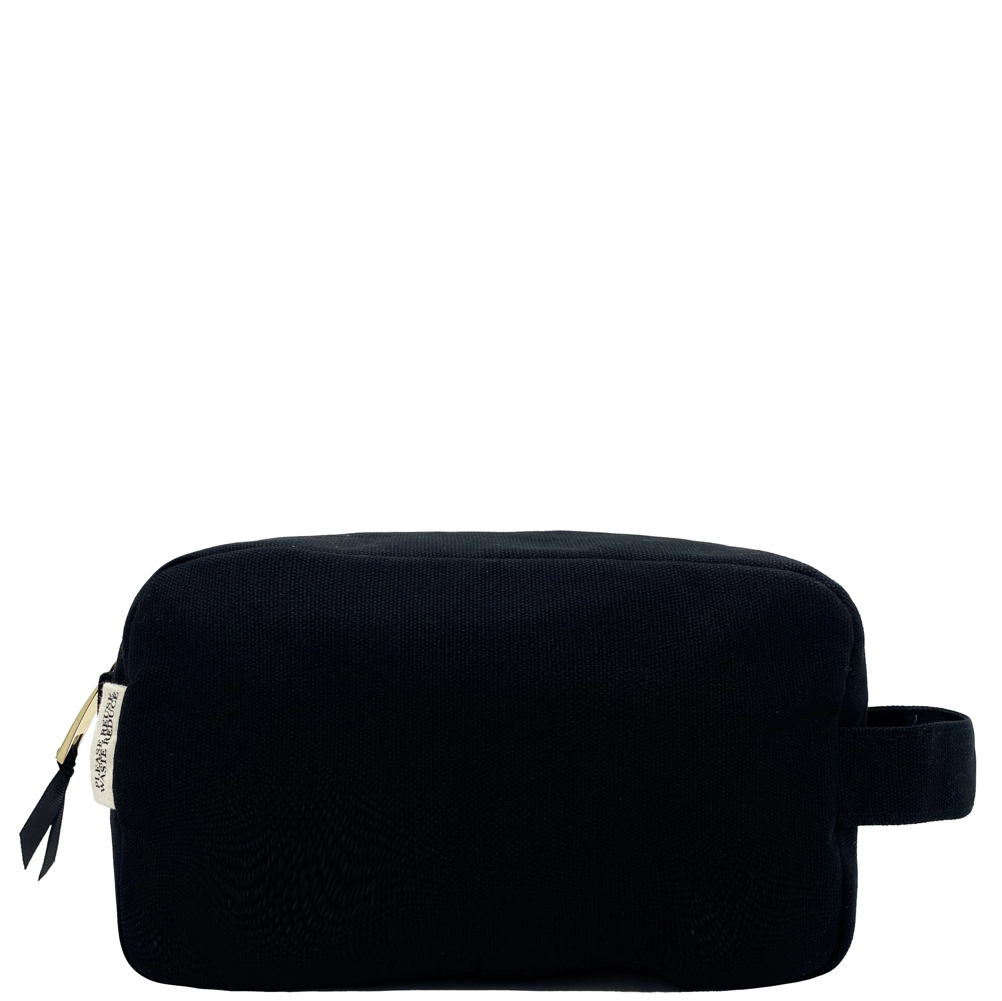 Toiletry Pouch with Zipper, Black