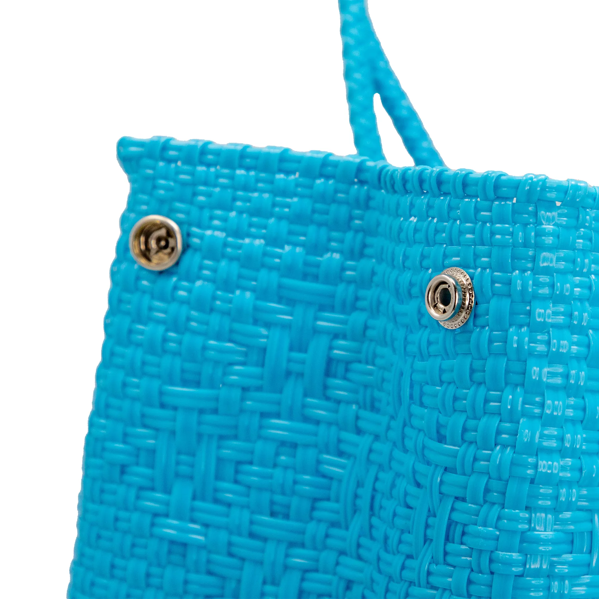 TRAVEL SEA BLUE TOTE WITH CLUTCH