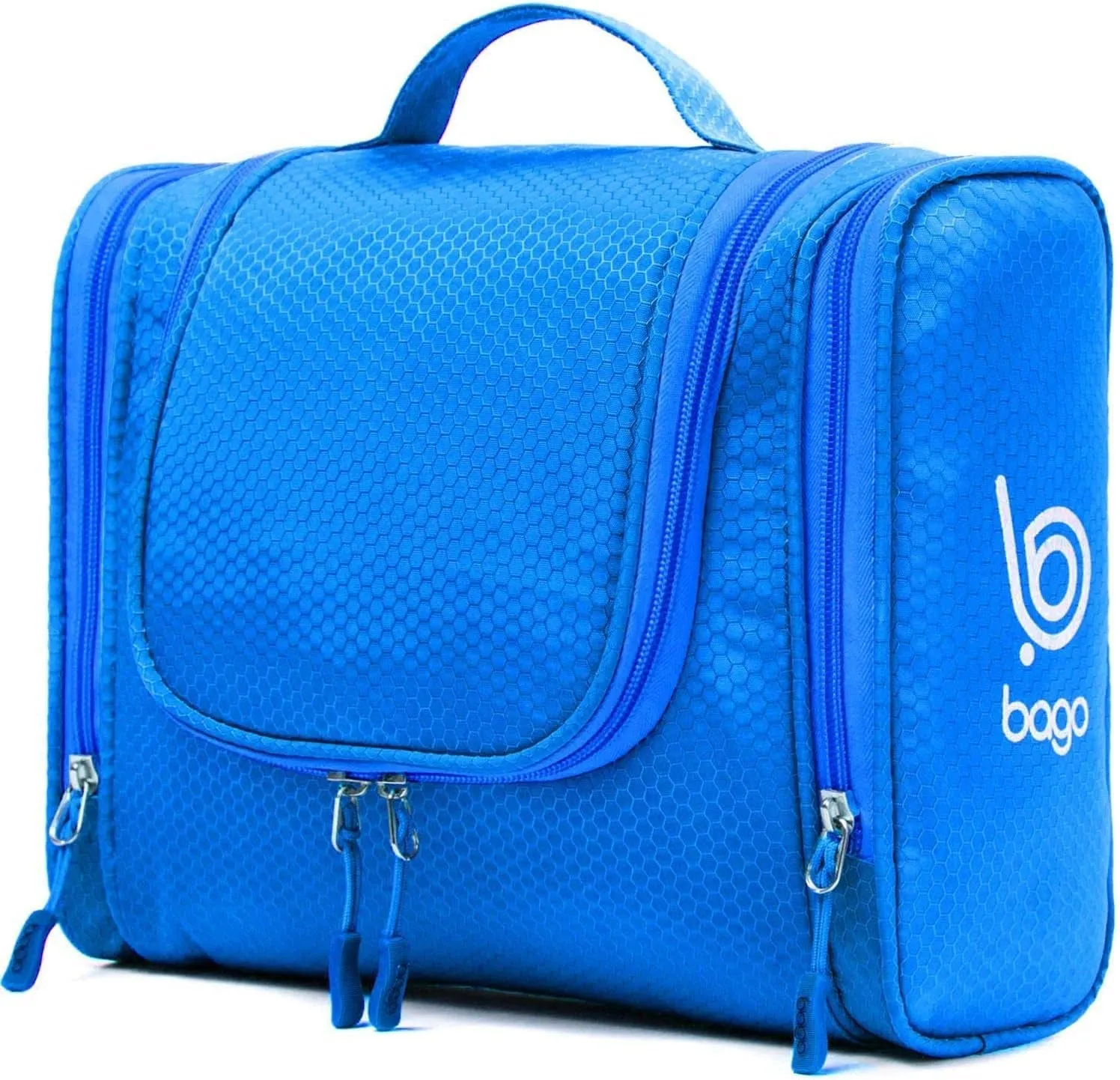 Travel Toiletry Bag for Women and Men X-Large Waterproof Hanging Large Toiletry Bag for Bathroom and Travel Bag for Toiletries Organizer -Travel Makeup Bag (Blue)