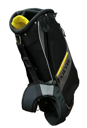 Ultra Plus Carry Stand Golf Bag - Yellow Black