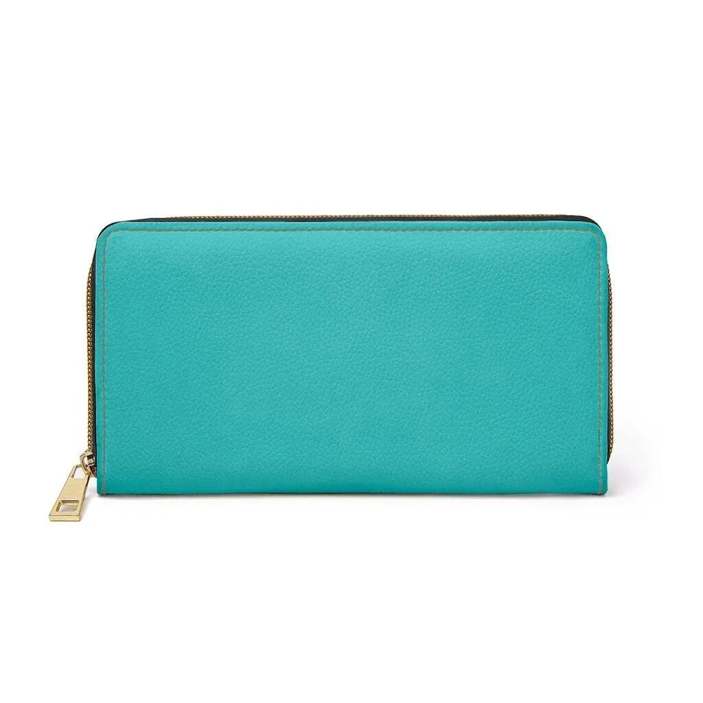 Uniquely You Womens Wallet - Zip Purse / Teal Green Purse