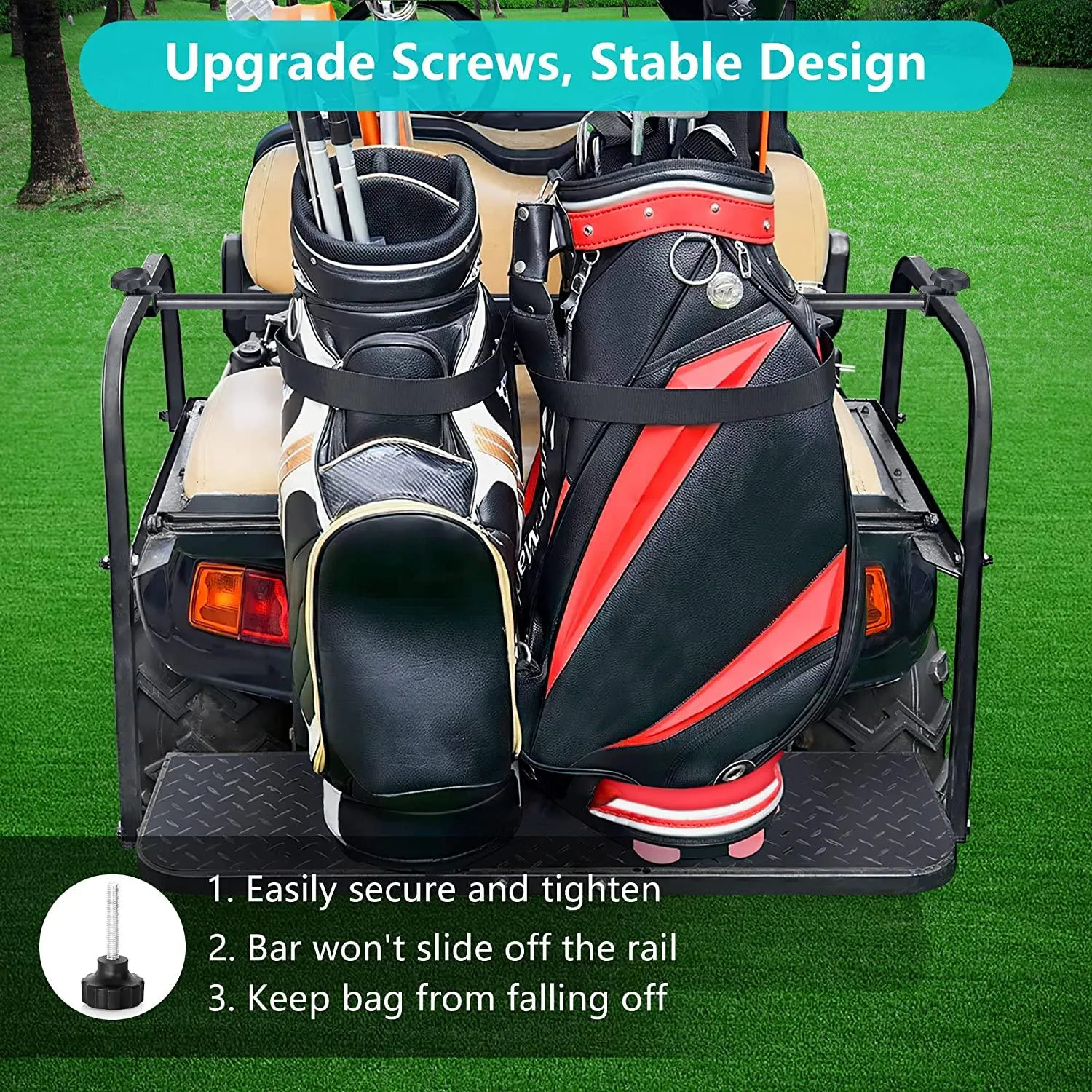 Universal Golf Bag Accessory Golf Cart Bag Holder/Pole Holder - 10L0L