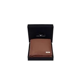 Urban Forest Oliver Redwood Light Brown Leather Wallet for Men, 6 Card Slot