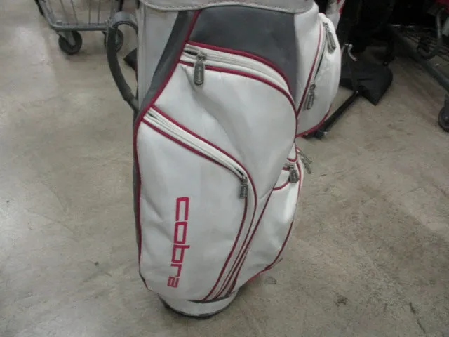 Used Cobra Golf Cart Bag - Ripped Shoulder Strap Attachment