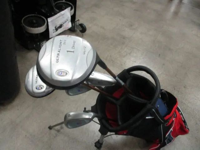 Used US Kids Golf 5 Piece Junior Golf Set W/ Bag