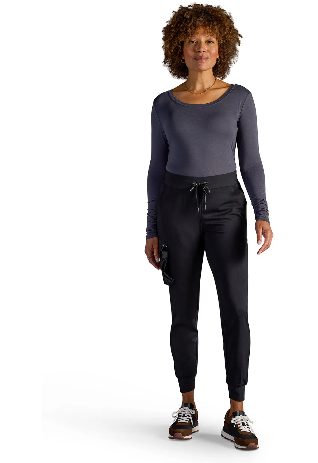 Vanessa Mid Rise Jogger by Healing Hands(X DR KWANE)XS-2XL/ DBLACK