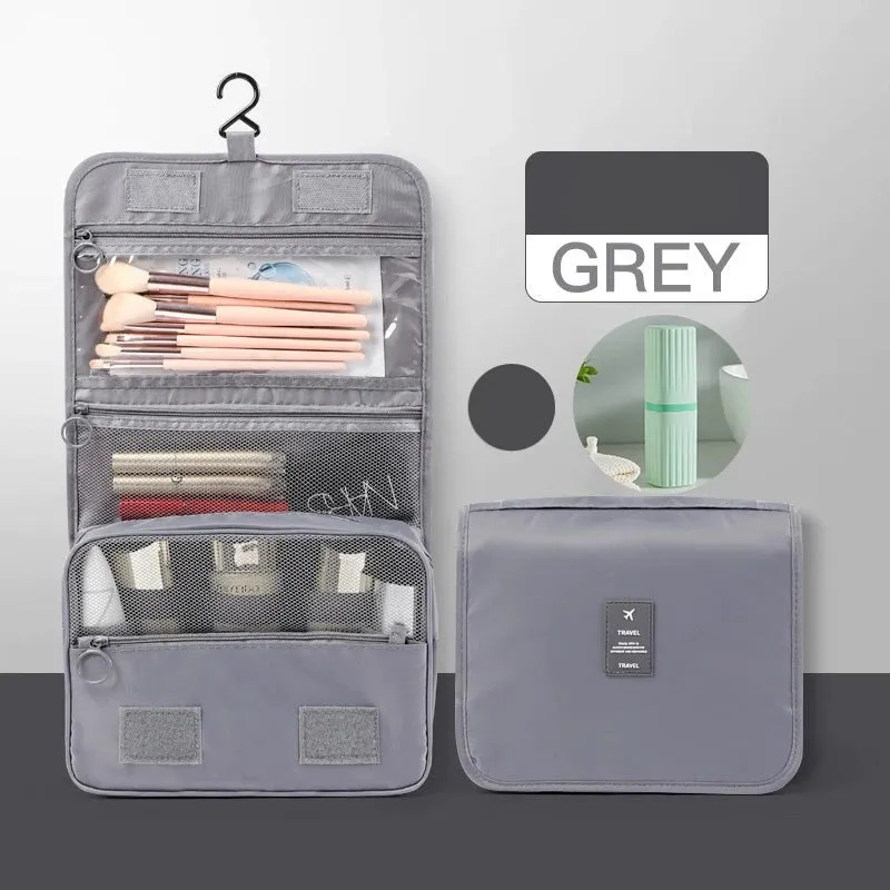 Versatile Travel Cosmetics & Toiletry Storage Bag