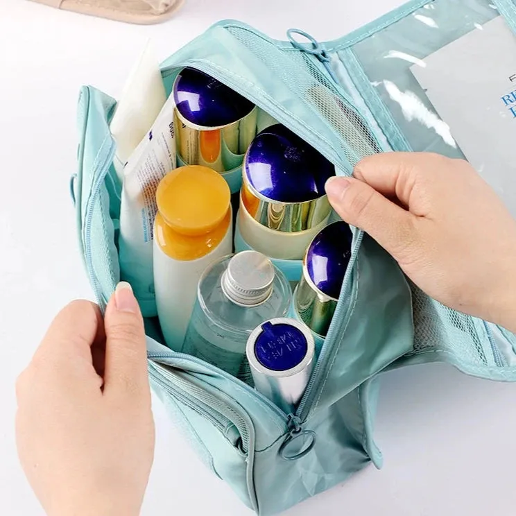 Versatile Travel Cosmetics & Toiletry Storage Bag