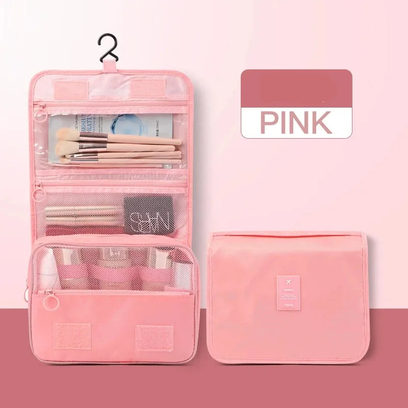 Versatile Travel Cosmetics & Toiletry Storage Bag