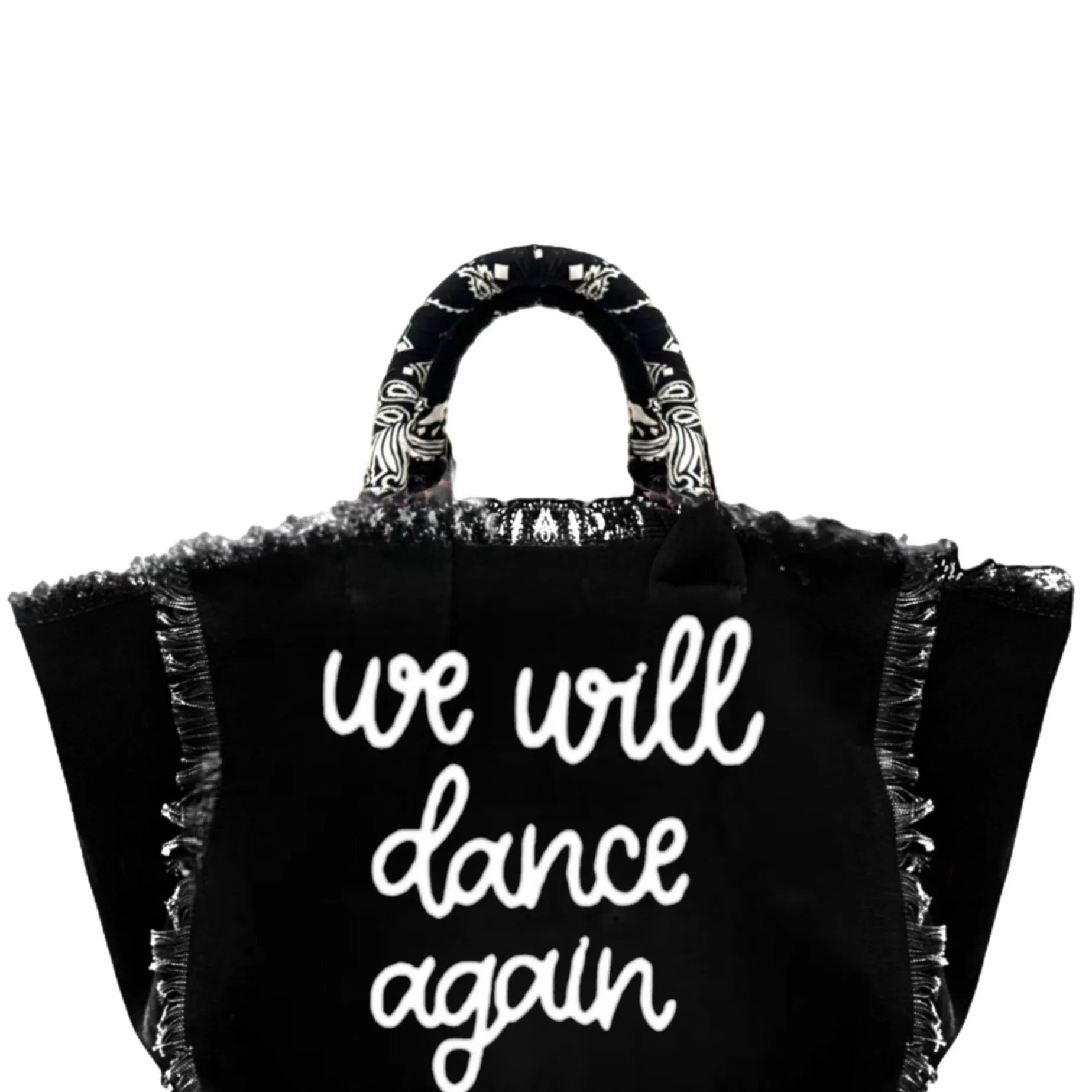 We Will Dance Fringe Canvas Bag