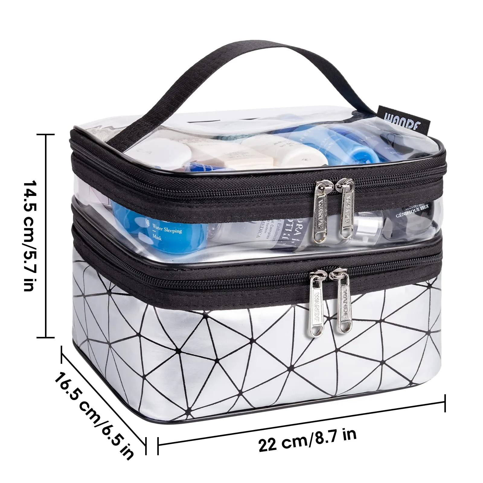 WF5059 Double Layer Cosmetic bag