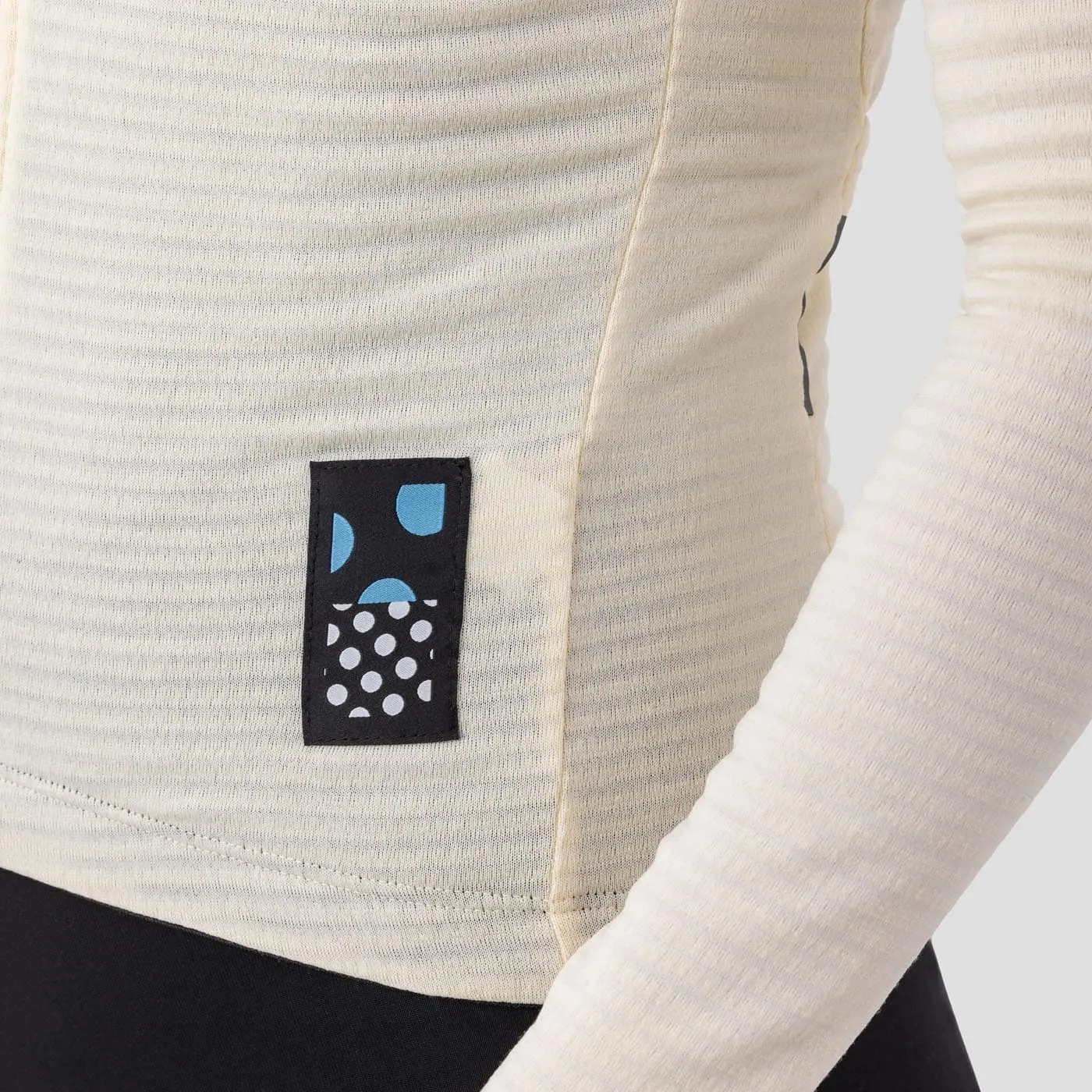 Women's Merino Grid Thermal Jersey - Oat