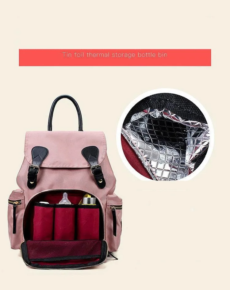 Wonder Mommy Diaper Backpack - Pink